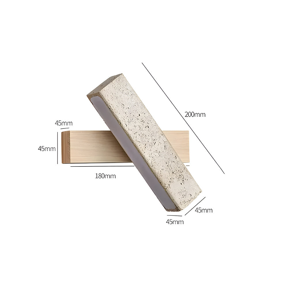 Travertine Wall Light | Modern Minimalist Design