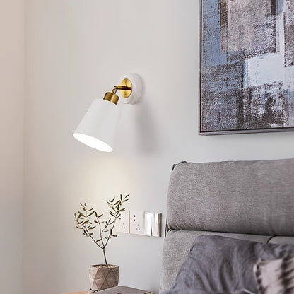Modern Metal Wall Sconce Light | Adjustable Bedroom & Living Room Lamp