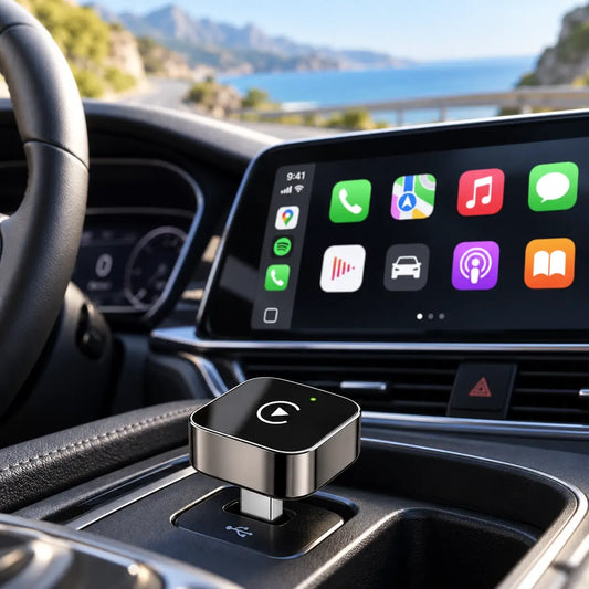 Wireless CarPlay Adapter Android Auto USB Plug Play Dongle