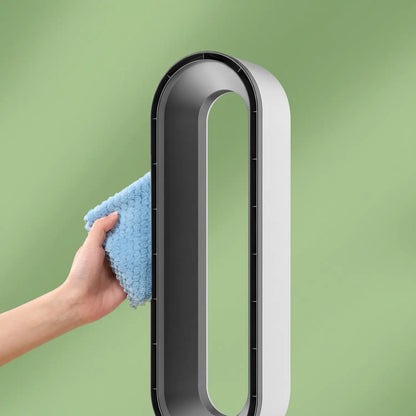 Ventilator zonder bladen met luchtzuiveraar, afstandsbediening en 90° oscillatie