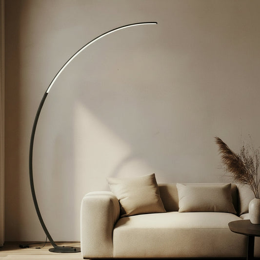 Arc Floor Lamp Modern LED Adjustable Reading Light - Image 1