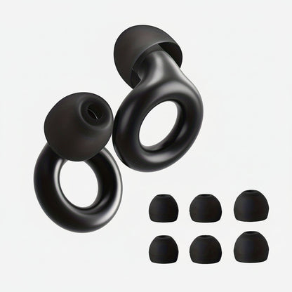 Ear Plugs Reusable Silicone Noise Cancelling Sleep Earbuds