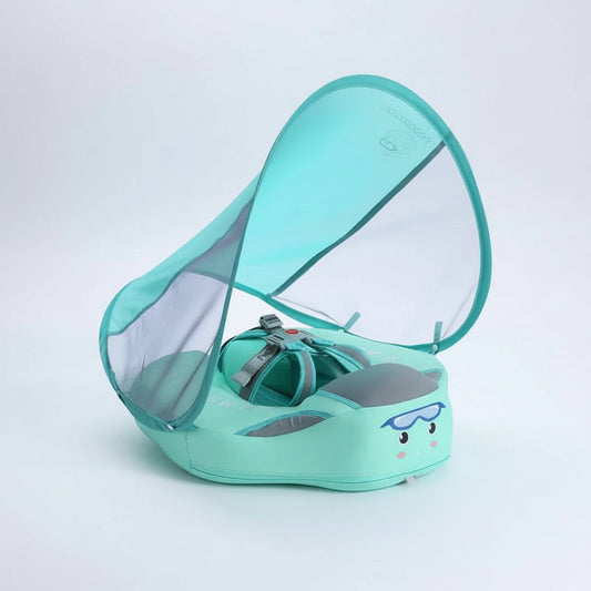 Baby Pool Float Safety Harness Sunshade Infant Swim Aid - Image 1