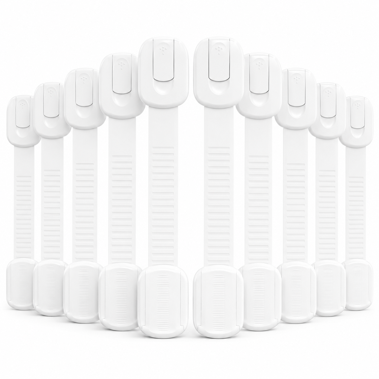 Baby Proof Cabinet Locks Child Safety Adhesive Straps