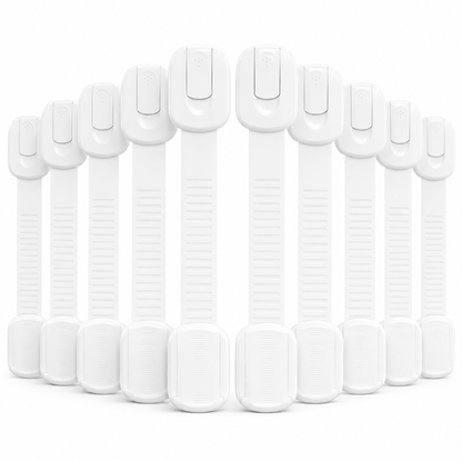 Baby Proof Cabinet Locks Child Safety Adhesive Straps