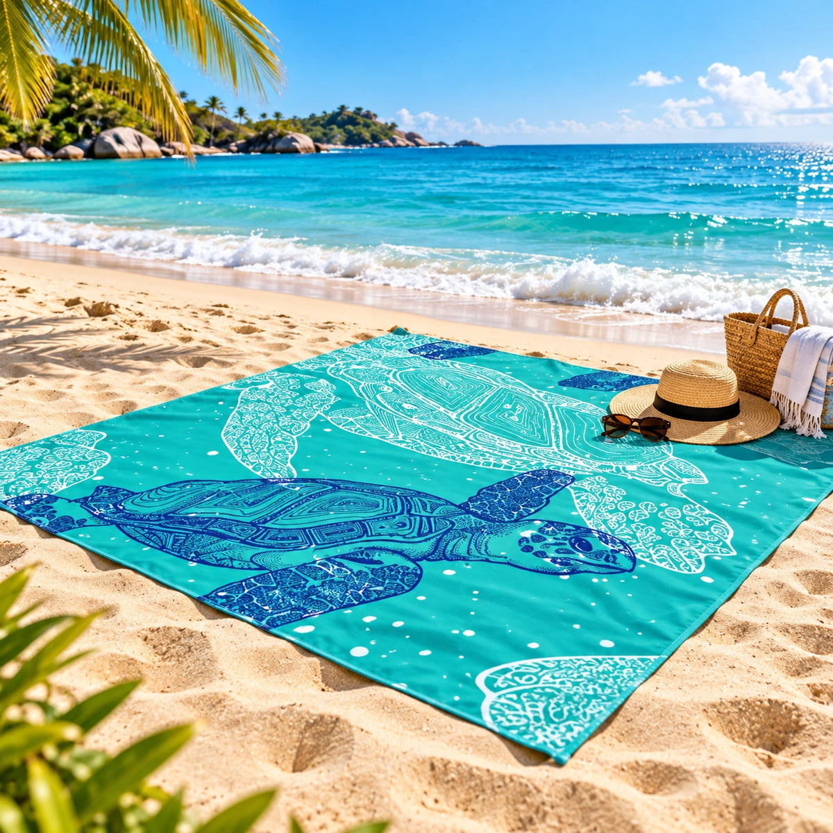 Sandproof Beach Blanket Outdoor Travel Picnics