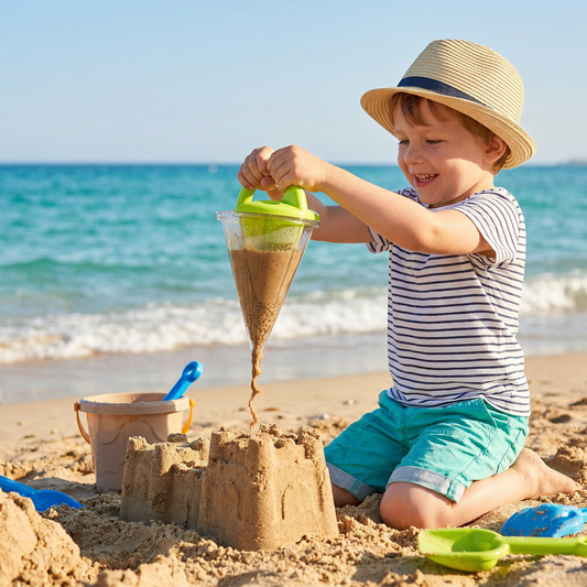 Beach Toy Sand Set Creative Play Funnel Toy - Image 1