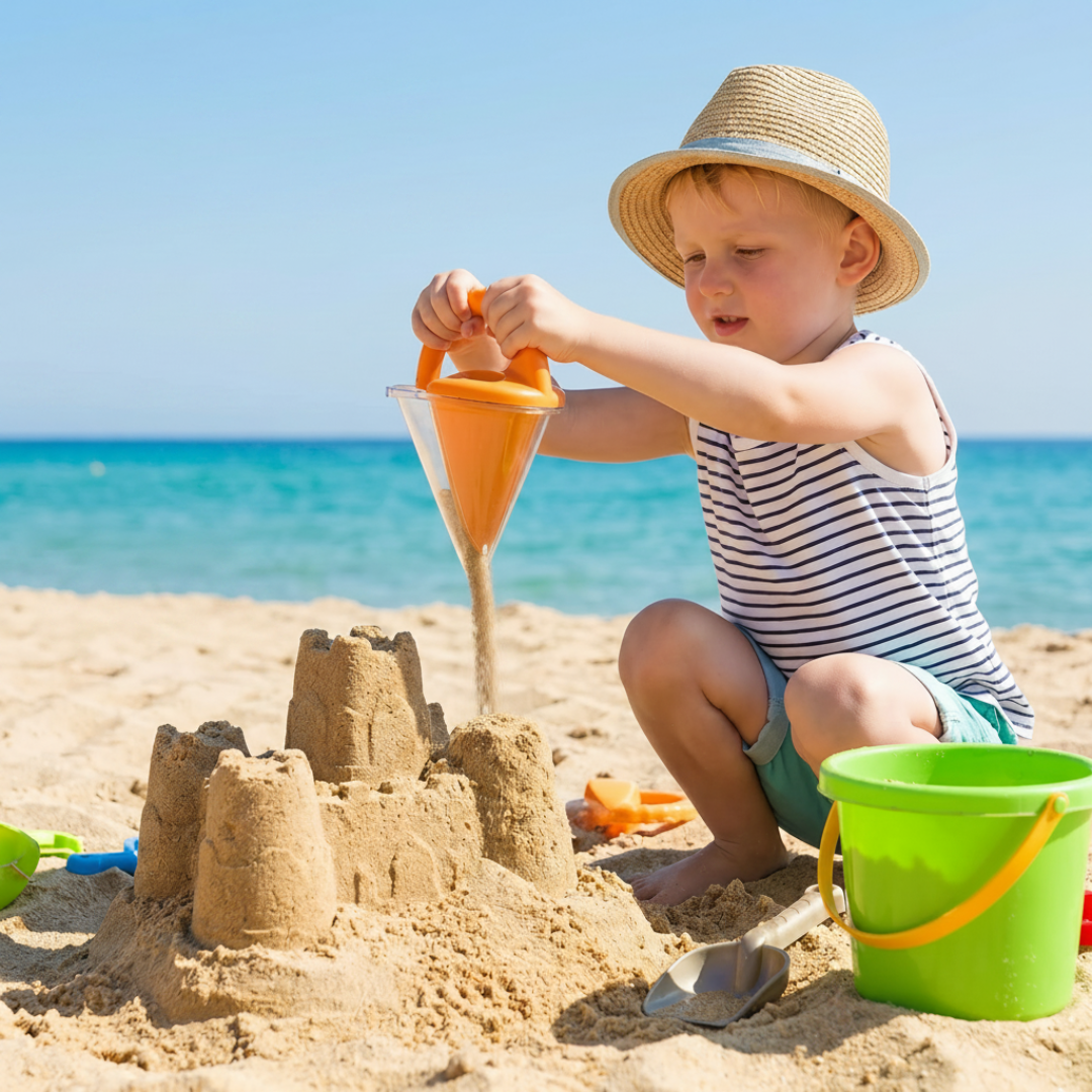 Beach Toy Sand Set Creative Play Funnel Toy - Image 3