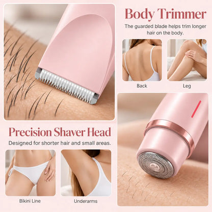 2-in-1 Dual Comfort Bikini Hair Trimmer