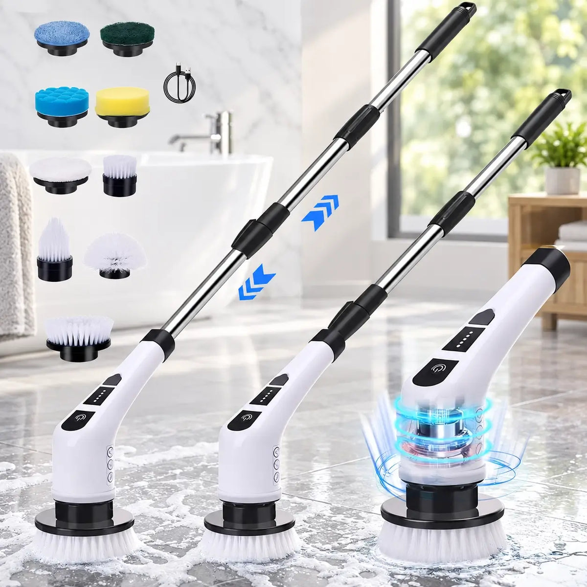 9-in-1 Electric Cleaning Brush
