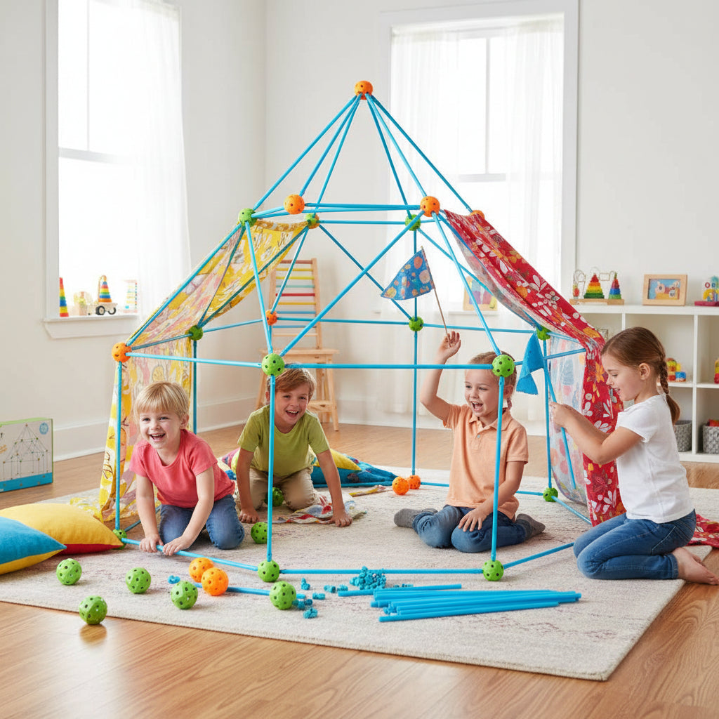 Building Tent Kit Creative Construction Set Imaginative Play - Image 2