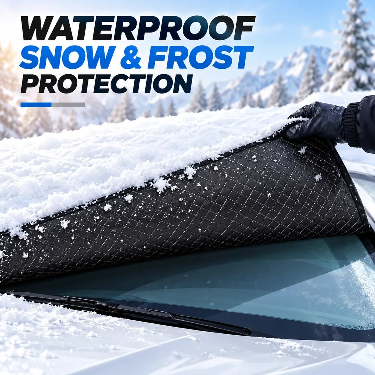 Windshield Snow Cover Magnetic Oxford Fabric Ice Protection