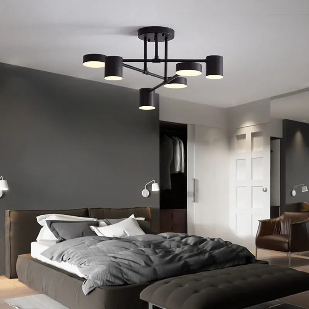 Ceiling Light Hanging Fixture Geometric Design Modern Look - Image 1
