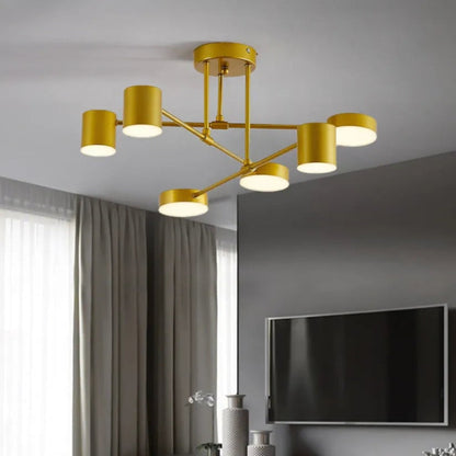 Ceiling Light Hanging Fixture Geometric Design Modern Look - Image 2