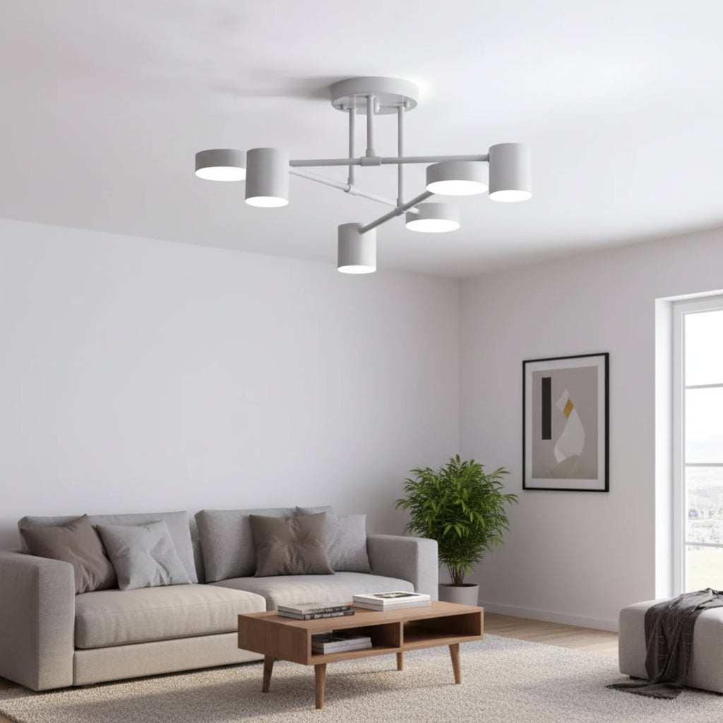 Ceiling Light Hanging Fixture Geometric Design Modern Look - Image 5