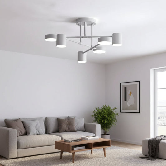 Ceiling Light Hanging Fixture Geometric Design Modern Look - Image 5
