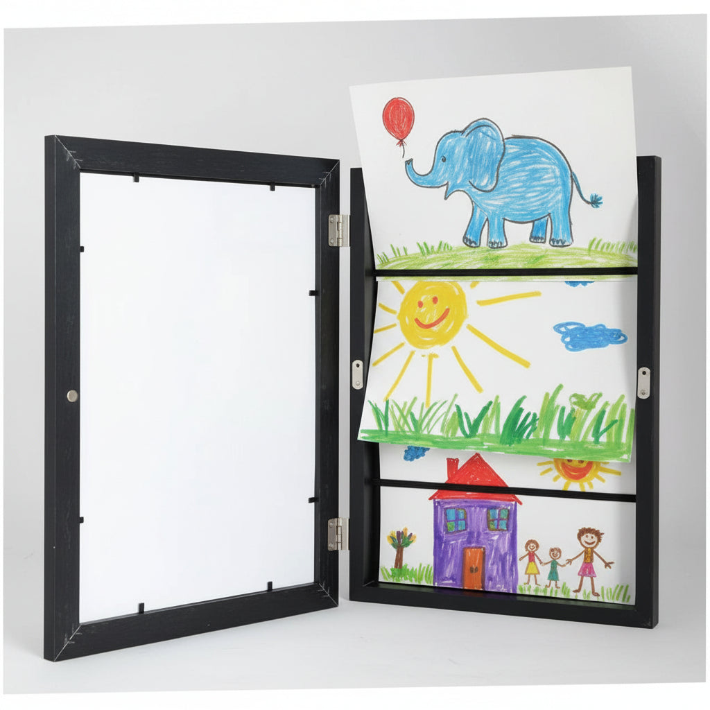 Children's Art Frame Display Wall Mounted Storage - Image 7