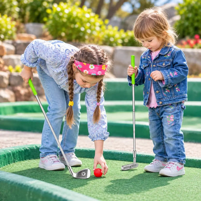 Kids Retractable Golf Club Set Indoor Outdoor Play