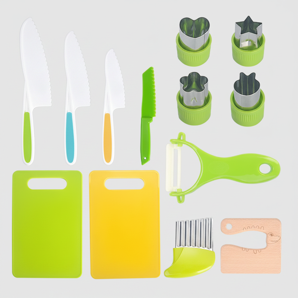 Children's Kitchen Set Play Safe Cutting Tools - Image 8