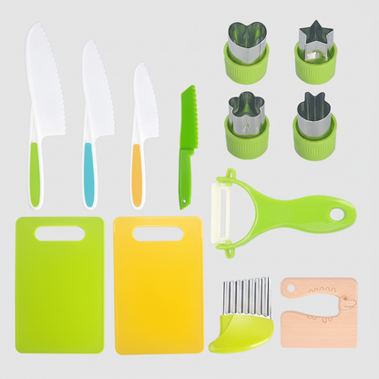 Children's Kitchen Set Play Safe Cutting Tools - Image 8