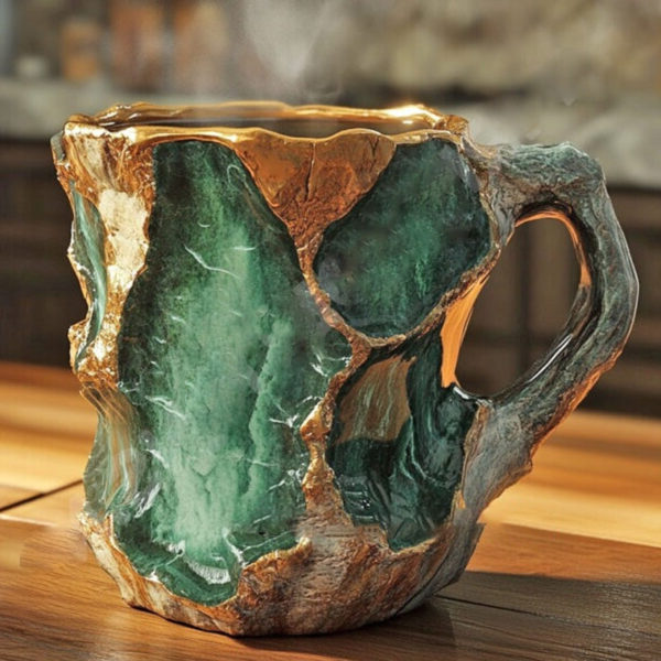 Coffee Mug Geode Style Novelty Tea Cup Drinkware - Image 1
