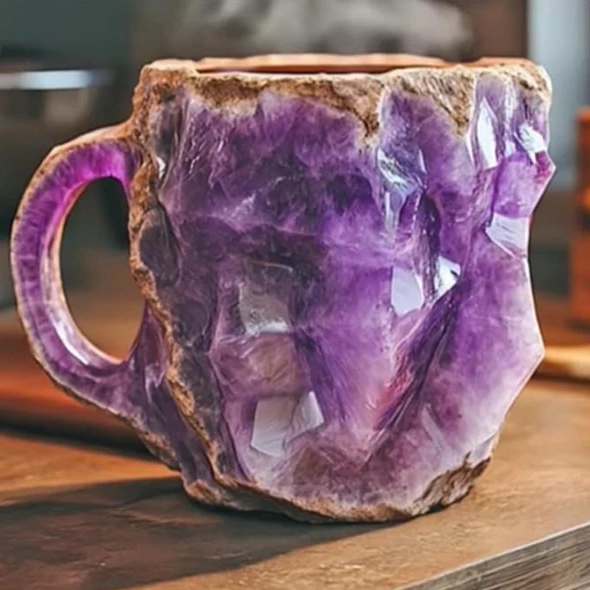 Coffee Mug Geode Style Novelty Tea Cup Drinkware - Image 2