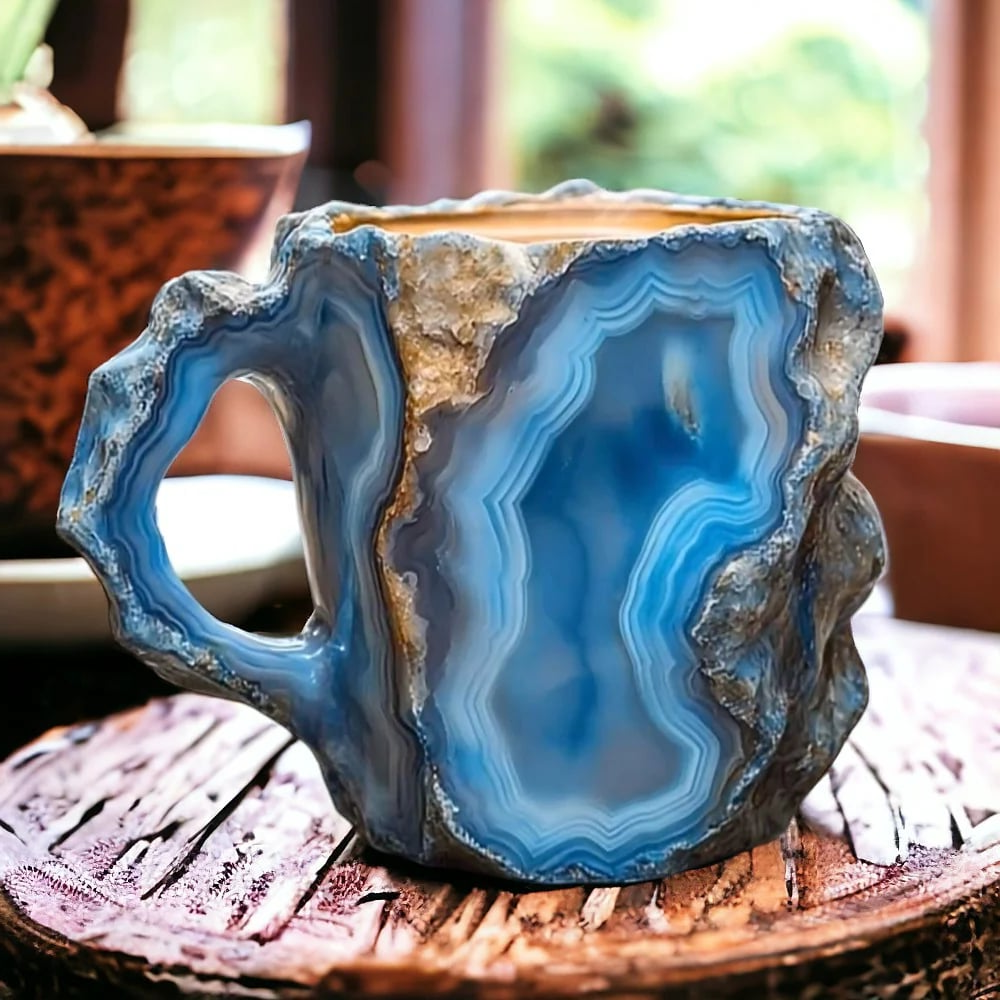 Coffee Mug Geode Style Novelty Tea Cup Drinkware - Image 9
