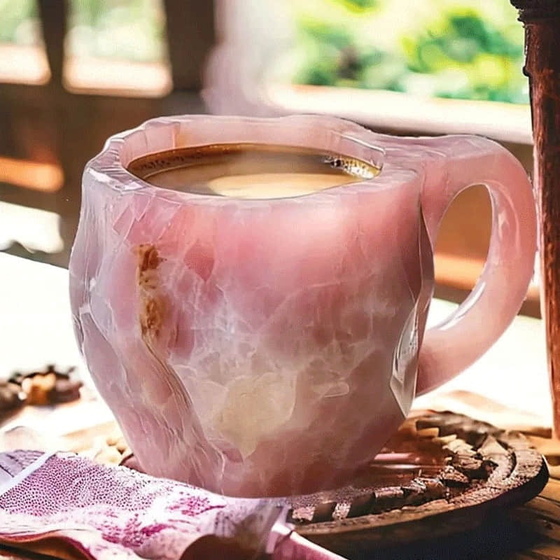 Coffee Mug Geode Style Novelty Tea Cup Drinkware Gift - Image 1