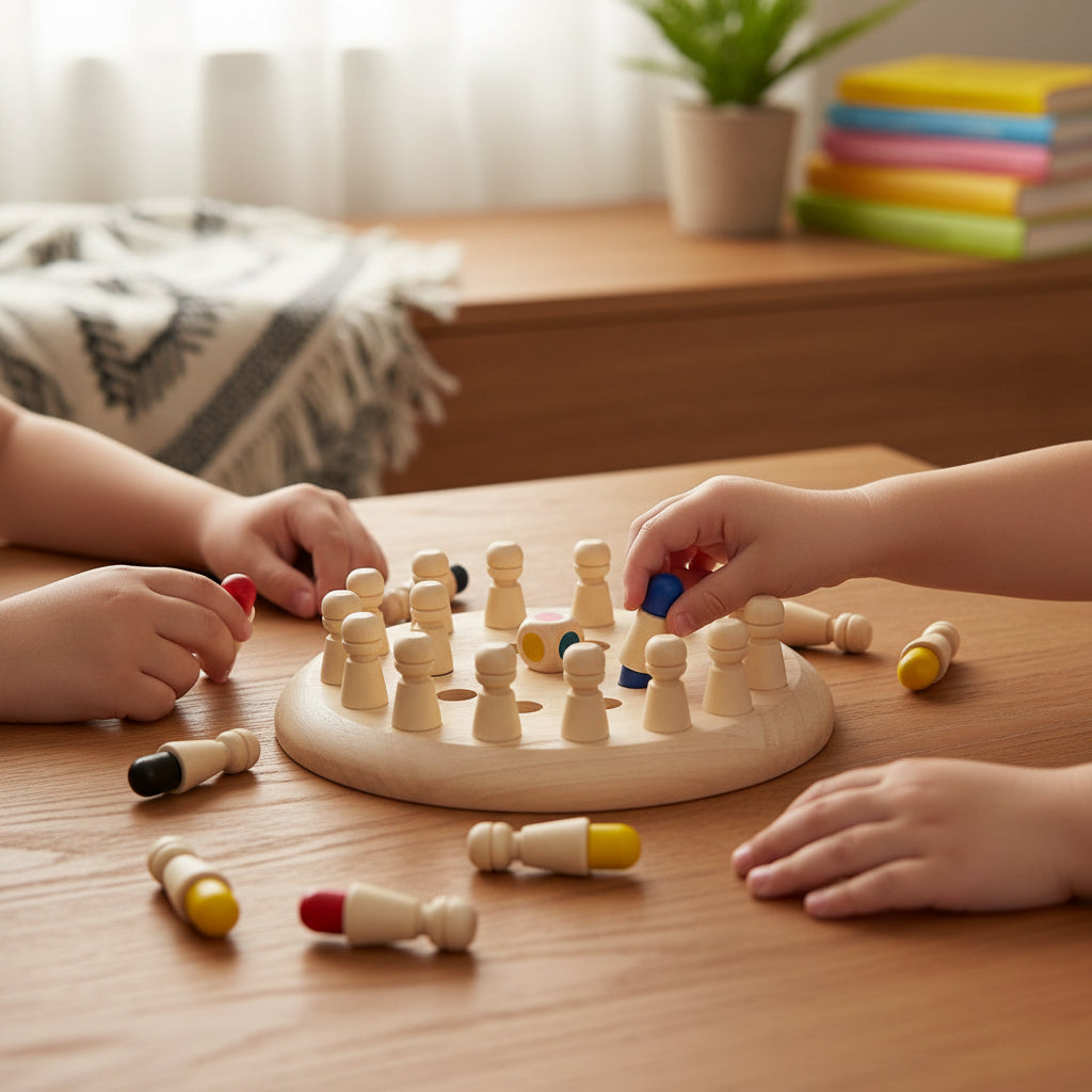 Color Matching Game Family Night Enhances Memory Fun - Image 1