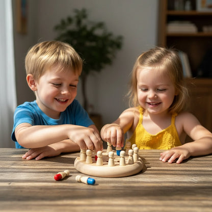 Color Matching Game Family Night Enhances Memory Fun