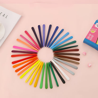 Coloring Crayons Non-Toxic 24-Piece Case Crayon Set