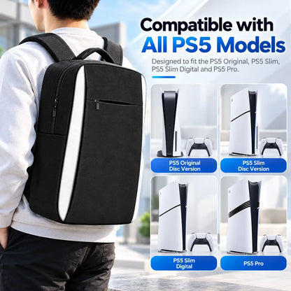 PS5 Console Travel Backpack with Controller Storage