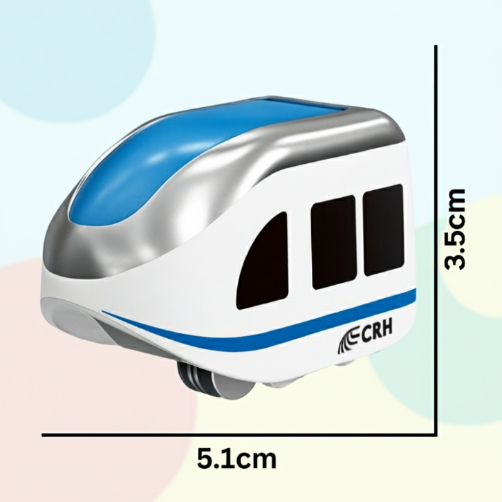 Construction Toy Electric Train Set Magnetic Track System - Image 10