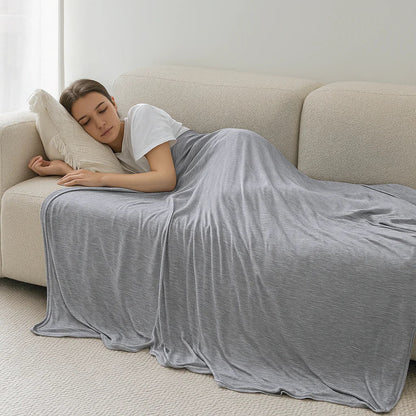 Cooling Blanket Summer Sleepers Lightweight Breathable - Image 5