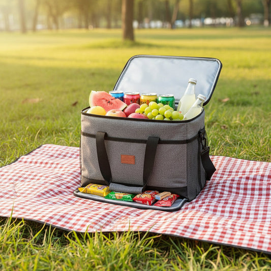 Cooling Insulated Cooler Bag Zippered - Image 1