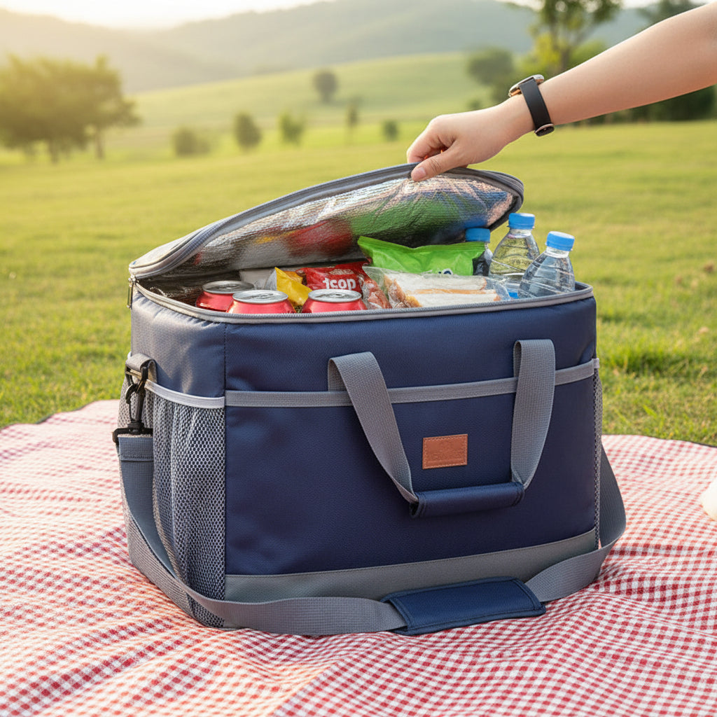 Cooling Insulated Cooler Bag Zippered - Image 12