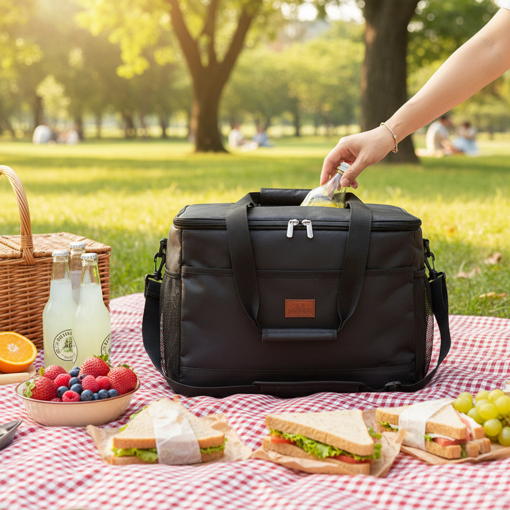 Cooling Insulated Cooler Bag Zippered - Image 4
