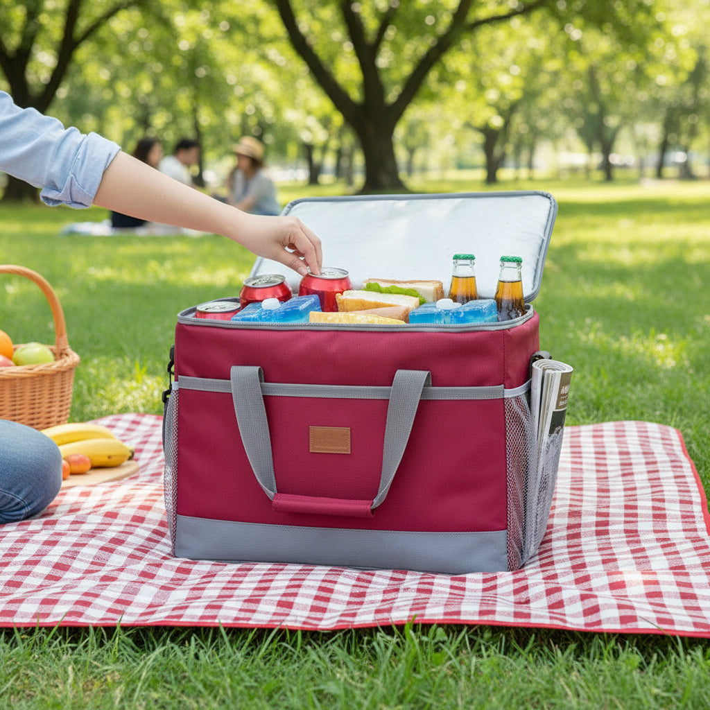 Cooling Insulated Cooler Bag Zippered - Image 6