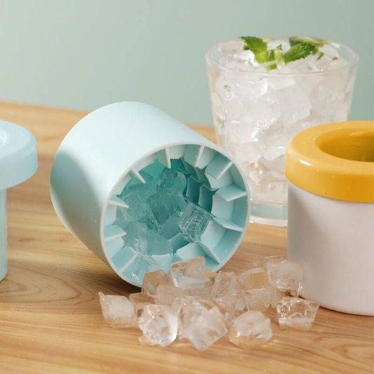 Cooling Portable Ice Maker Silicone Tray Cup Pack Easy Use - Image 1