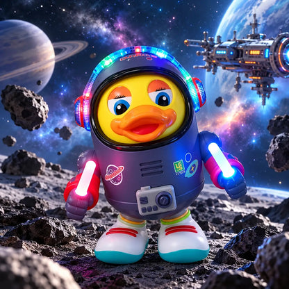 Dancing Astronaut Duck Interactive Toy