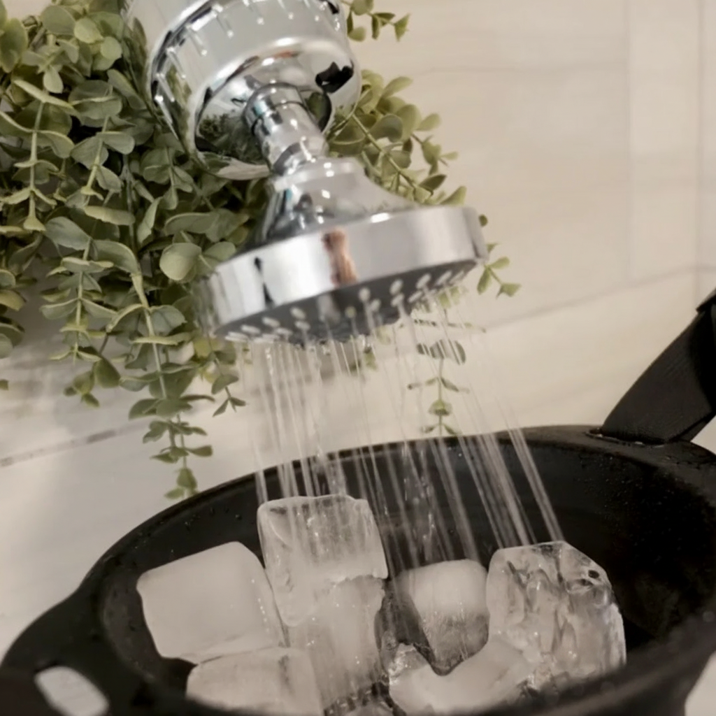 Desk Fan Cooling Shower Ice Therapy Cold Plunge Shower