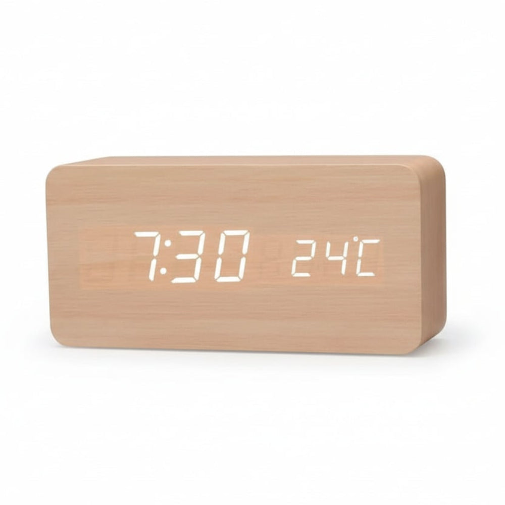 Digital Alarm Clock Modern Design Multi Function Display - Image 13