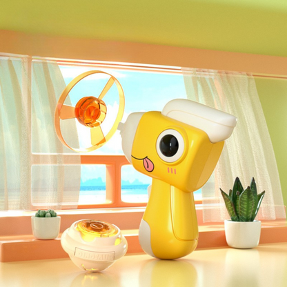 Dinosaur Toy Spinning Top Launcher Fridge Magnet - Image 2