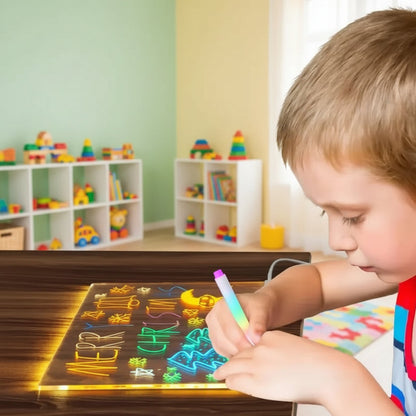 Drawing Kids Lamp Creative Light Board - Image 1