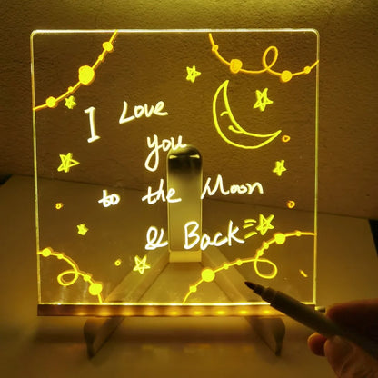 Drawing Tablet LED Drawing Board Light Up Art Display - Image 1