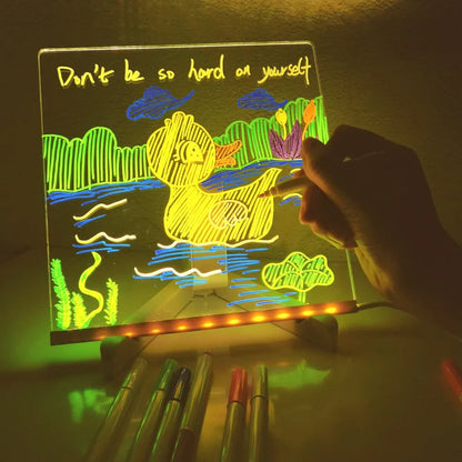 Drawing Tablet LED Drawing Board Light Up Art Display