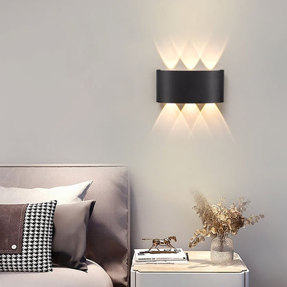 Modern Dual Beam LED Wall Light | Indoor & Outdoor IP55