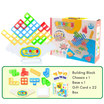 Family Board Game Stacking Block Game Fun All Ages