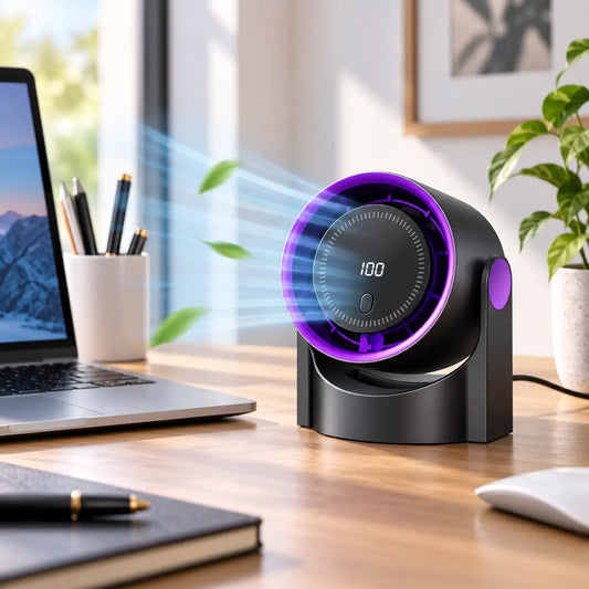 Desk Fan USB Portable Table Cooling Fan