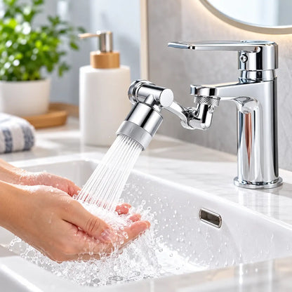 Faucet Extender Rotating Splash Filter Copper Aerator Attachment